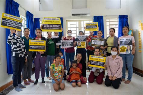 Nike workers in Cambodia